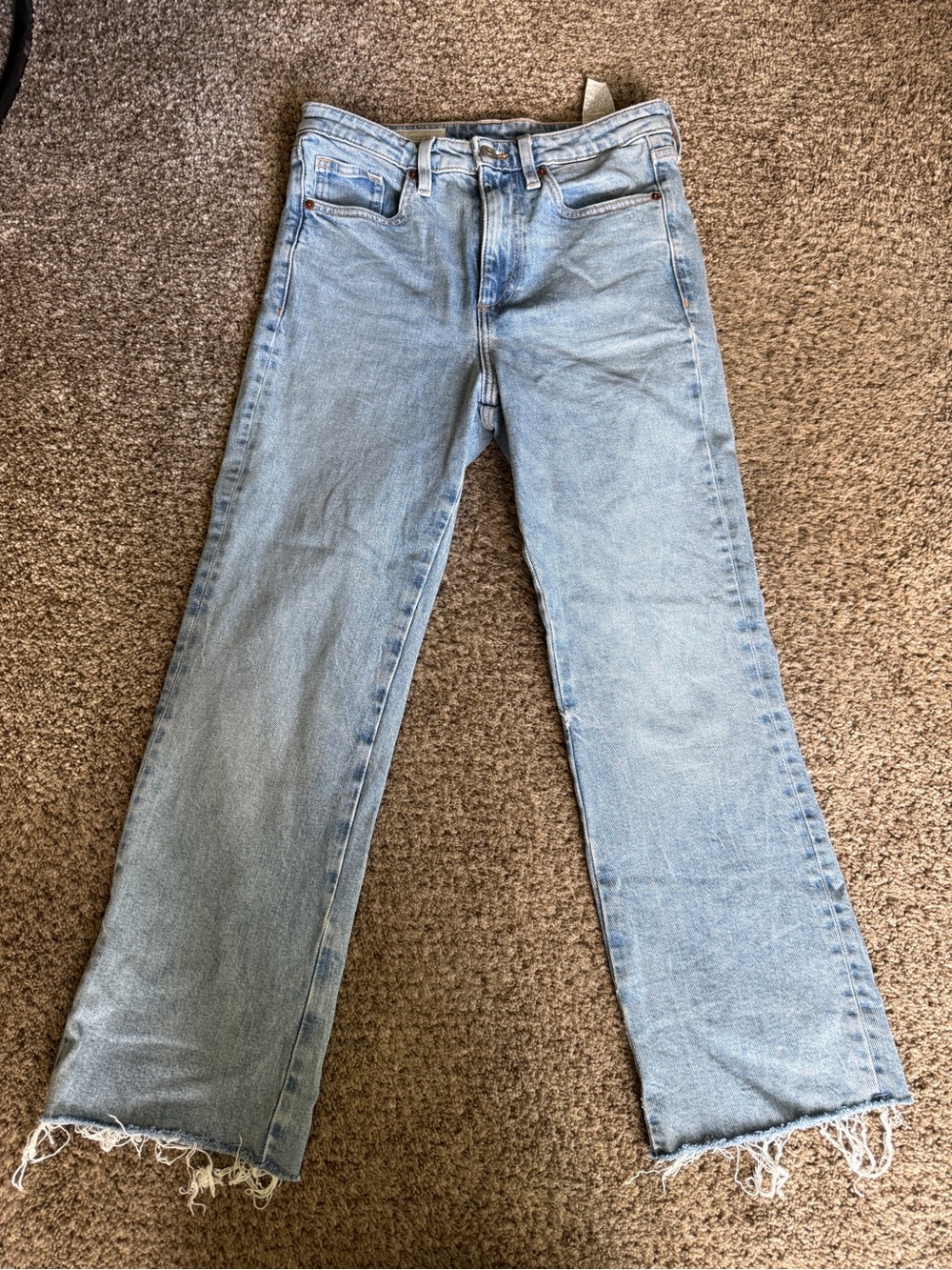 Zara Light Blue Flare Jeans